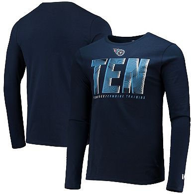 Tennessee Titans One Two Long Sleeve T-Shirt - Navy