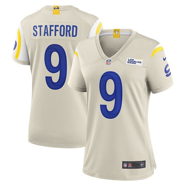 Women's Nike Matthew Stafford Bone Los Angeles Rams Game Jersey