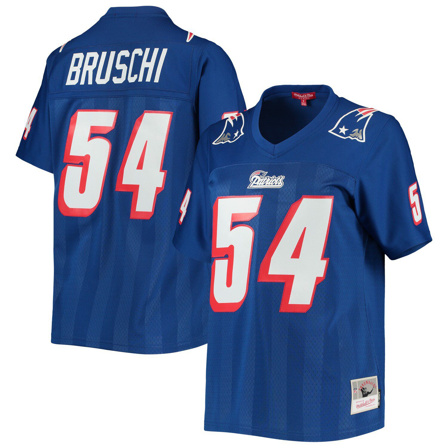 Mitchell & Ness Curtis Martin New England Patriots Royal Retired Player Legacy Replica Jersey