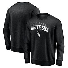 Men's Fanatics Branded Navy Chicago White Sox Offensive Strategy Short Sleeve Pullover Hoodie