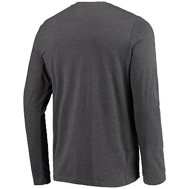 Men's Concepts Sport Royal/Heathered Charcoal Pitt Panthers Meter Long Sleeve T-Shirt & Pants Sleep Set