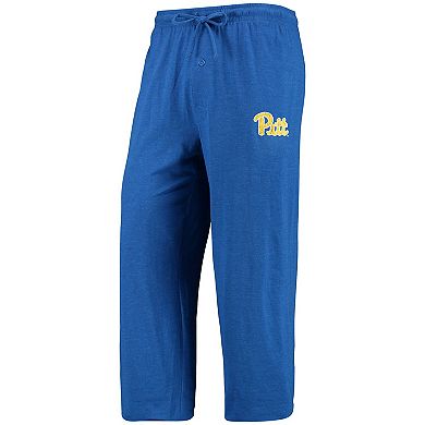 Men's Concepts Sport Royal/Heathered Charcoal Pitt Panthers Meter Long Sleeve T-Shirt & Pants Sleep Set