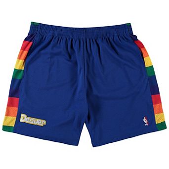 Men's Mitchell & Ness Royal Denver Nuggets Big & Tall Hardwood Classics Team Swingman Shorts