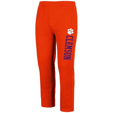 Men's Colosseum Orange Clemson Tigers Fleece Pants