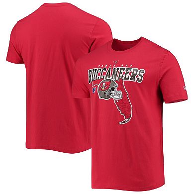 Men's New Era Red Tampa Bay Buccaneers Local Pack T-Shirt