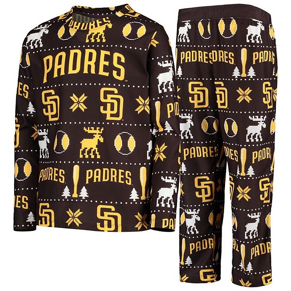 Lids San Diego Padres Concepts Sport Women's Badge T-Shirt & Pajama Pants  Sleep Set - Black/Gold