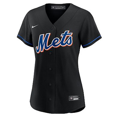 Women's Nike Black New York Mets 2022 Alternate Replica Team Jersey