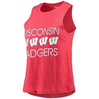 Women's Concepts Sport Black/Red Wisconsin Badgers Tank Top & Pants Sleep Set