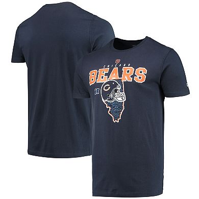 Men's New Era Navy Chicago Bears Local Pack T-Shirt