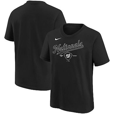 Youth Nike Black Washington Nationals Local Territory T-Shirt