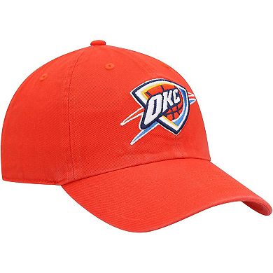 Men's '47 Orange Oklahoma City Thunder Team Clean Up Adjustable Hat