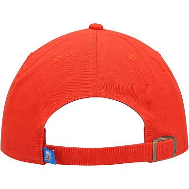 Men's '47 Orange Oklahoma City Thunder Team Clean Up Adjustable Hat
