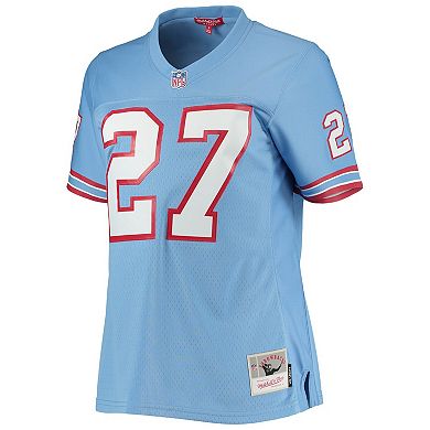 Women's Mitchell & Ness Eddie George Light Blue Houston Oilers Legacy Replica Player Jersey