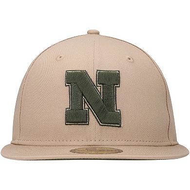 Men's New Era Tan Nebraska Huskers Camel & Rifle 59FIFTY Fitted Hat