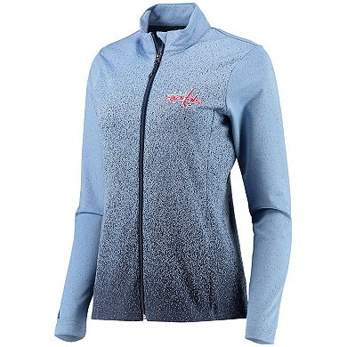 Women's Antigua Royal/Navy Washington Capitals Guide Desert Dry Full-Zip Jacket