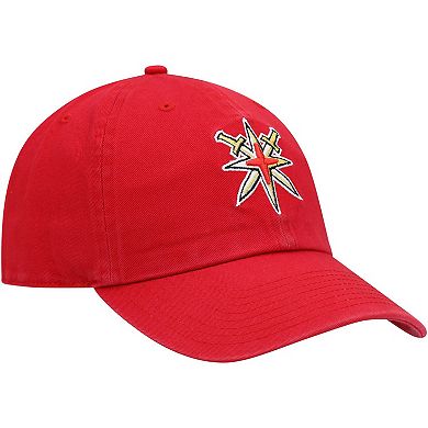Men's '47 Red Vegas Golden Knights Clean Up Adjustable Hat