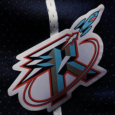 Men's Mitchell & Ness Navy Houston Rockets Big & Tall Hardwood Classics Team Swingman Shorts