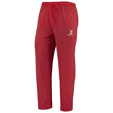 Men's Concepts Sport Crimson/Heathered Charcoal Alabama Crimson Tide Meter Long Sleeve T-Shirt & Pants Sleep Set