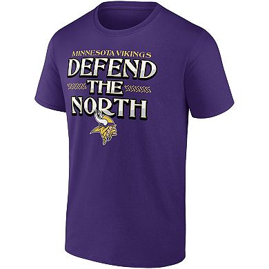 Men's Fanatics Branded Purple Minnesota Vikings Hometown Collection 1st Down T-Shirt