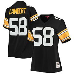 Men's Mitchell & Ness Franco Harris White Pittsburgh Steelers Legacy Replica Jersey Size: Small