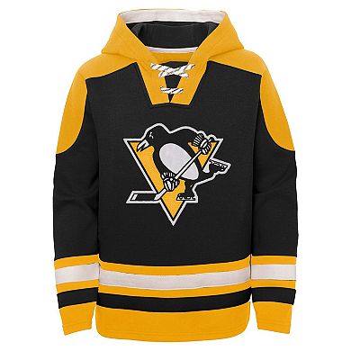 Youth Sidney Crosby Black Pittsburgh Penguins Ageless Must-Have V-Neck Name & Number Pullover Hoodie