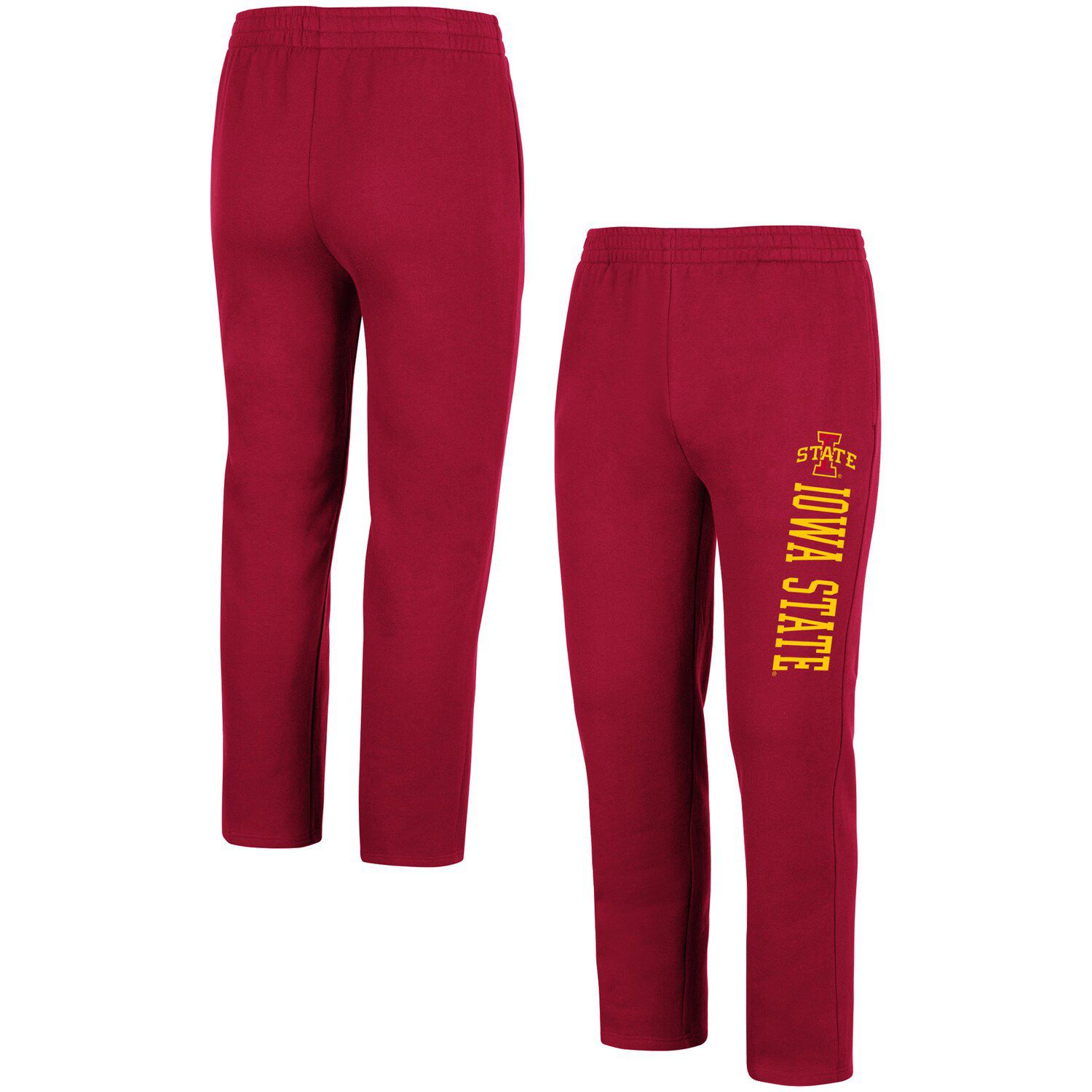 Youth Colosseum Heathered Charcoal Louisville Cardinals Fleece Pants