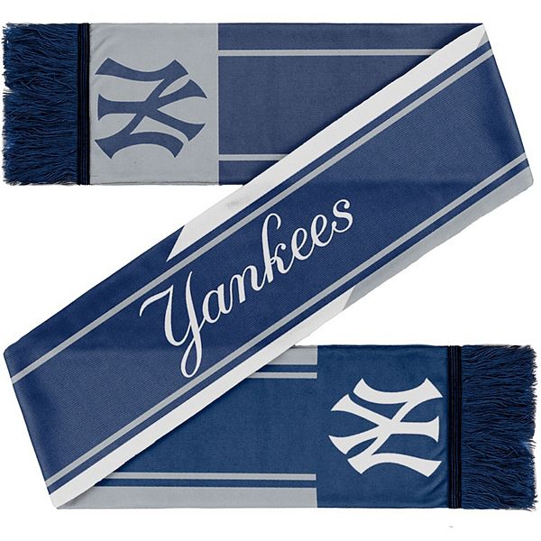 FOCO New York Yankees Color Wave Wordmark Scarf