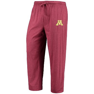 Men's Concepts Sport Maroon/Heathered Charcoal Minnesota Golden Gophers Meter Long Sleeve T-Shirt & Pants Sleep Set