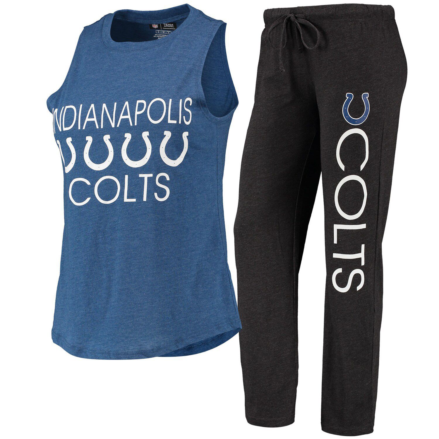 Women's Concepts Sport White/Cream Indianapolis Colts Montana Knit