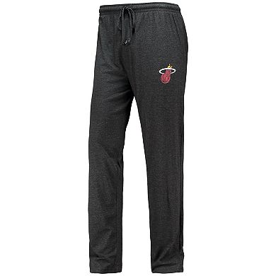 Men's Concepts Sport Black/Red Miami Heat Long Sleeve T-Shirt & Pants Sleep Set