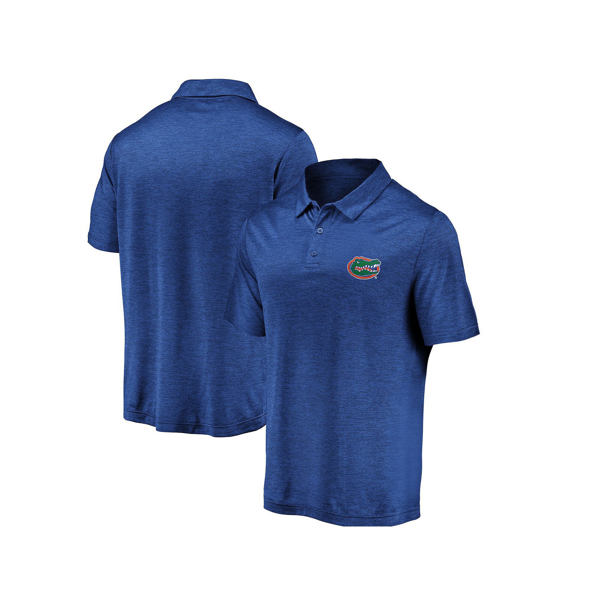 Mens Fanatics Branded Royal Florida Gators Primary Logo Striated Polo, Siz