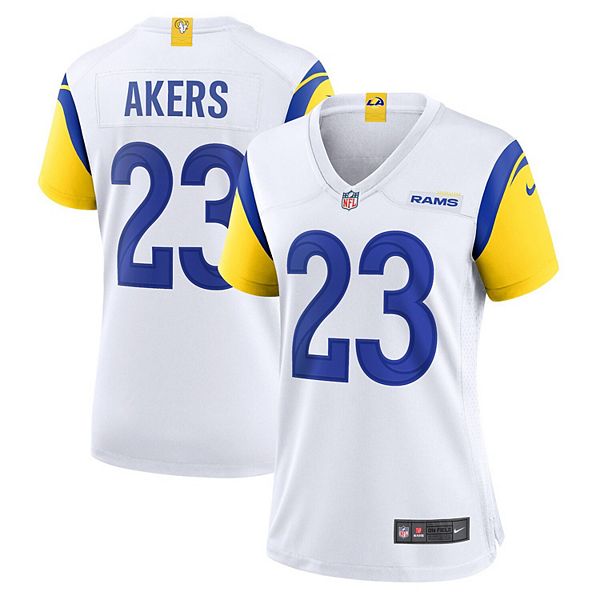 Men's Los Angeles Rams Cam Akers Nike White Game Jersey