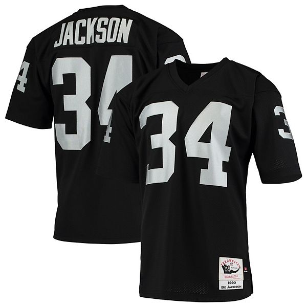 Men's Mitchell & Ness Bo Jackson Black Las Vegas Raiders 1990 Authentic 