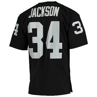 Men's Mitchell & Ness Bo Jackson Black Las Vegas Raiders 1990 Authentic ...