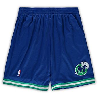 Men's Mitchell & Ness Royal Dallas Mavericks Big & Tall Hardwood Classics Team Swingman Shorts