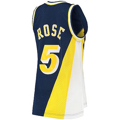 Women's Mitchell & Ness Jalen Rose Navy Indiana Pacers 1996-97 Hardwood Classics Swingman Jersey