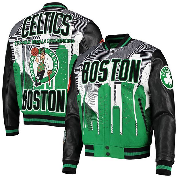 Black Logo Milwaukee Bucks Mashup Varsity Jacket - HJacket