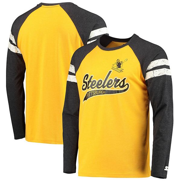 Men's Starter Gold/Black Pittsburgh Steelers Throwback League