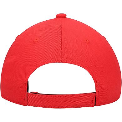 Men's adidas Red Washington Capitals Locker Room Three Stripe Adjustable Hat