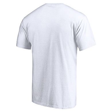 Men's Fanatics Branded White Texas Longhorns First Sprint Team T-Shirt