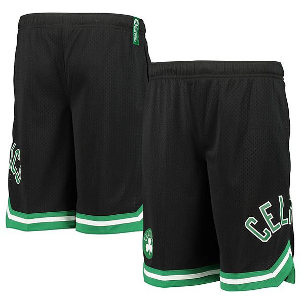 exceso Flecha contacto Youth Black Boston Celtics Box Out Baller Shorts