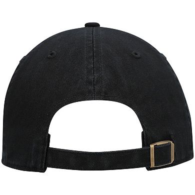 Men's '47 Black New Orleans Saints Team Tonal Clean Up Adjustable Hat