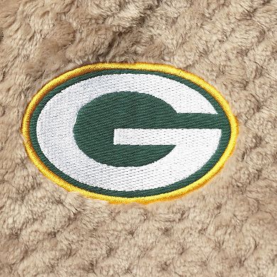 Women's G-III 4Her by Carl Banks Green/Cream Green Bay Packers Riot Squad Sherpa Full-Snap Jacket
