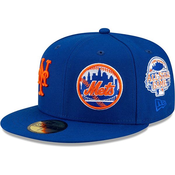 Men's New Era Royal New York Mets Patch Pride 59FIFTY Fitted Hat