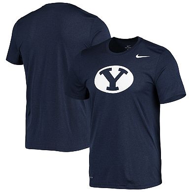 Men's Nike Navy BYU Cougars School Logo Legend Performance T-Shirt
