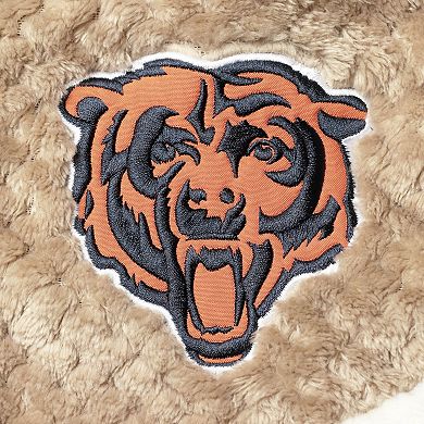 Women's G-III 4Her by Carl Banks Navy/Cream Chicago Bears Riot Squad Sherpa Full-Snap Jacket