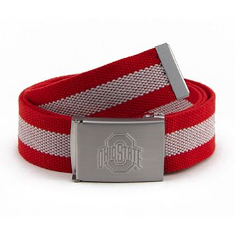 Men's Ohio State Buckeyes Fabric Belt