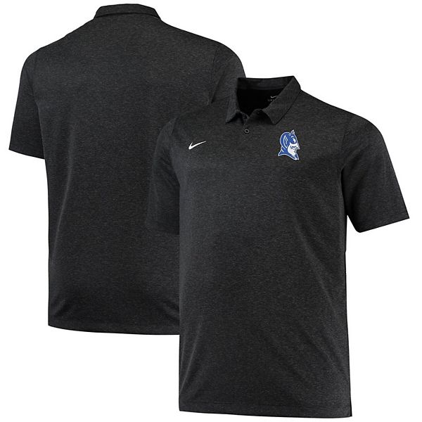 Men's Nike Heathered Black Duke Blue Devils Big & Tall Performance Polo