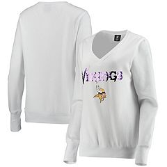 Women's Minnesota Vikings Refried Apparel White Sustainable Crop