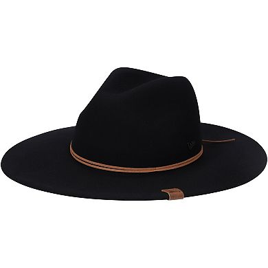 Women's New Era Black Seattle Seahawks Willow Wide Brim Fedora